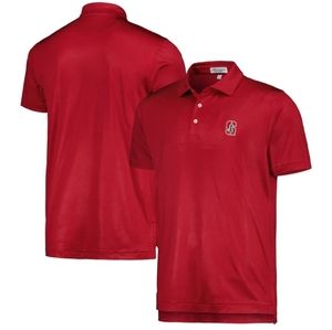 Peter Millar Stanford Cardinals Red Polo Shirt Men's Size 2XL